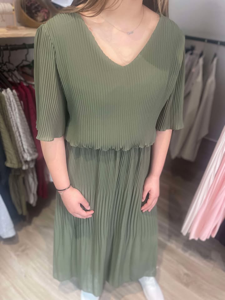 Robe plissé