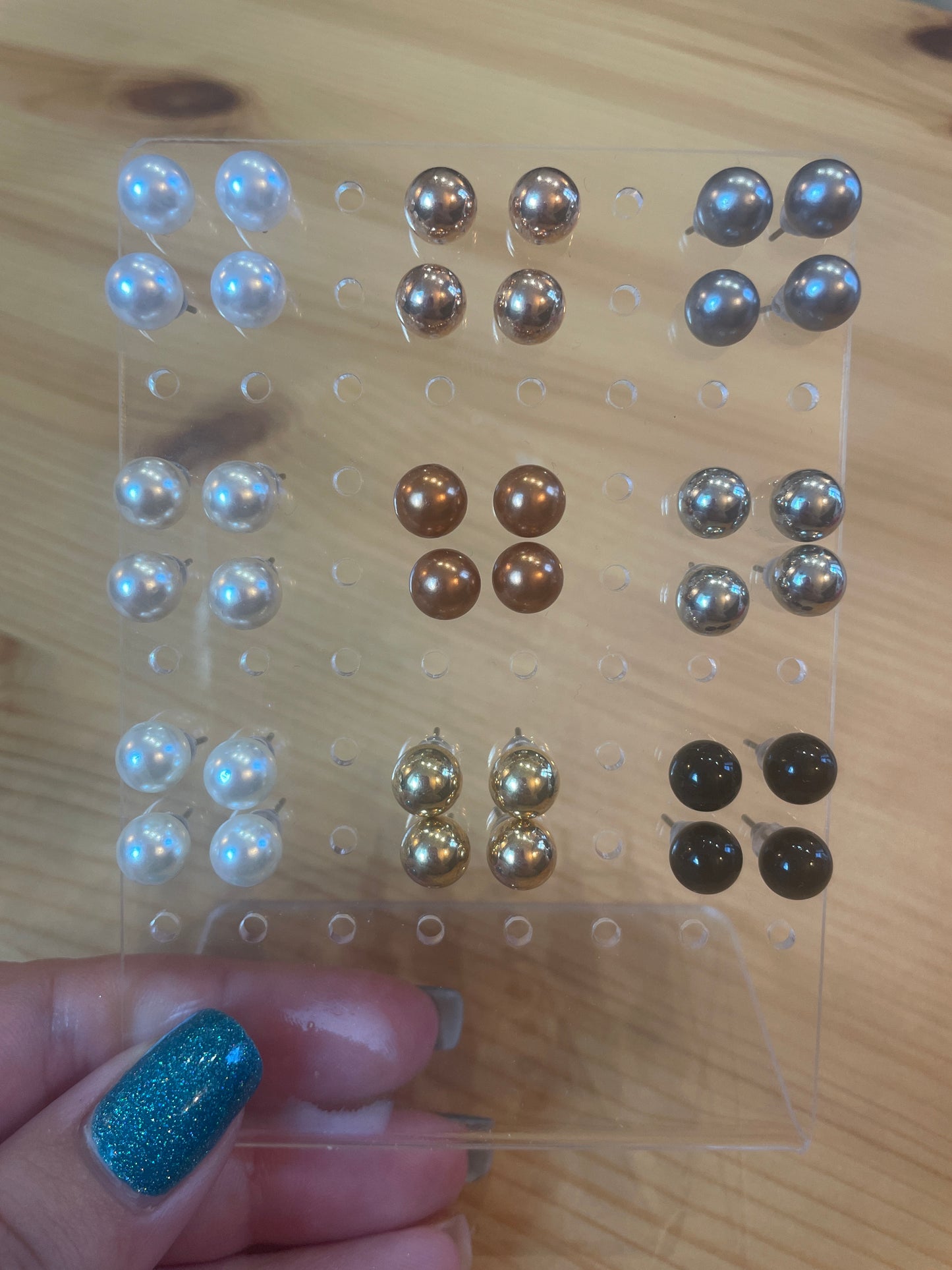 Boucle d'oreille boule